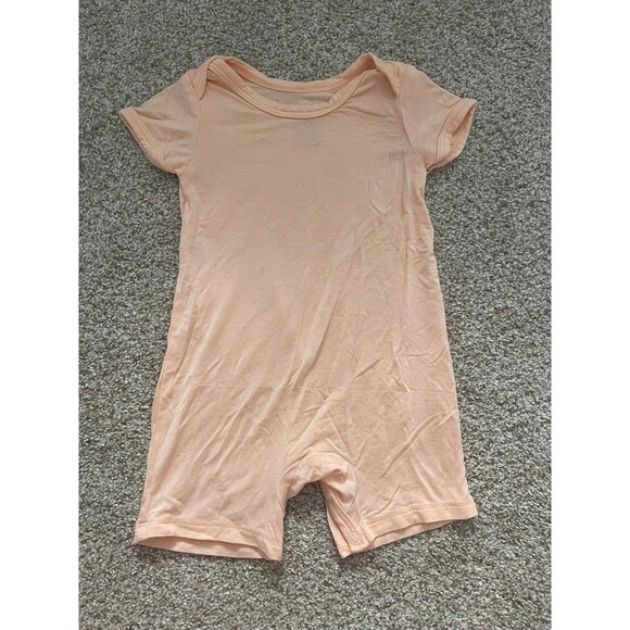 Peach Bamboo Romper 3-6 Month - Picture 1 of 3